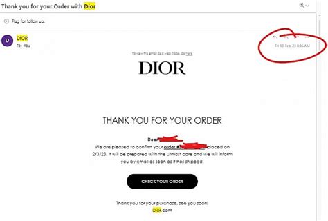 dior order online.